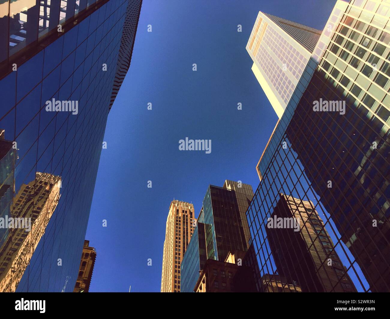 300 Madison Ave. and skyscrapers along Madison Avenue looking south