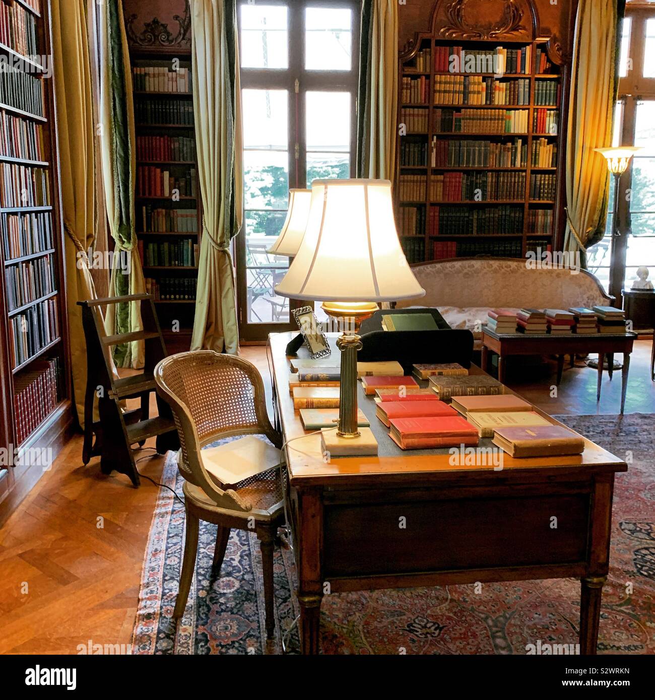 Desk In The Library At The Mount The Estate Designed By