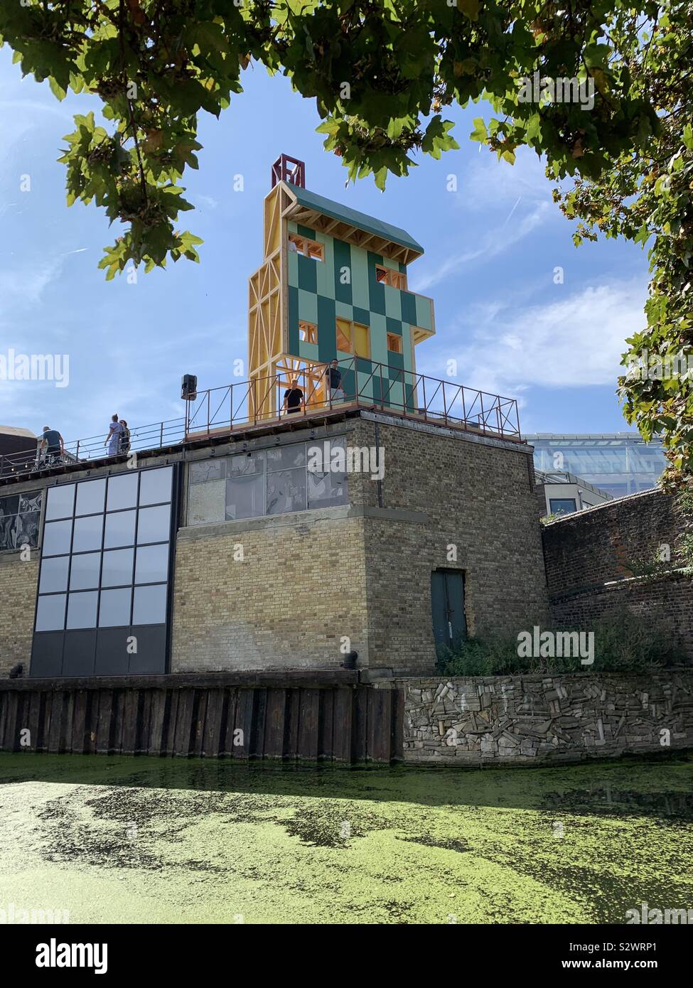 Building by Regent’s Canal in London Stock Photo