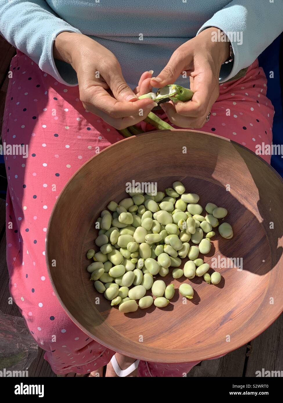 Preparing food - Smartphone Captured Stock Image