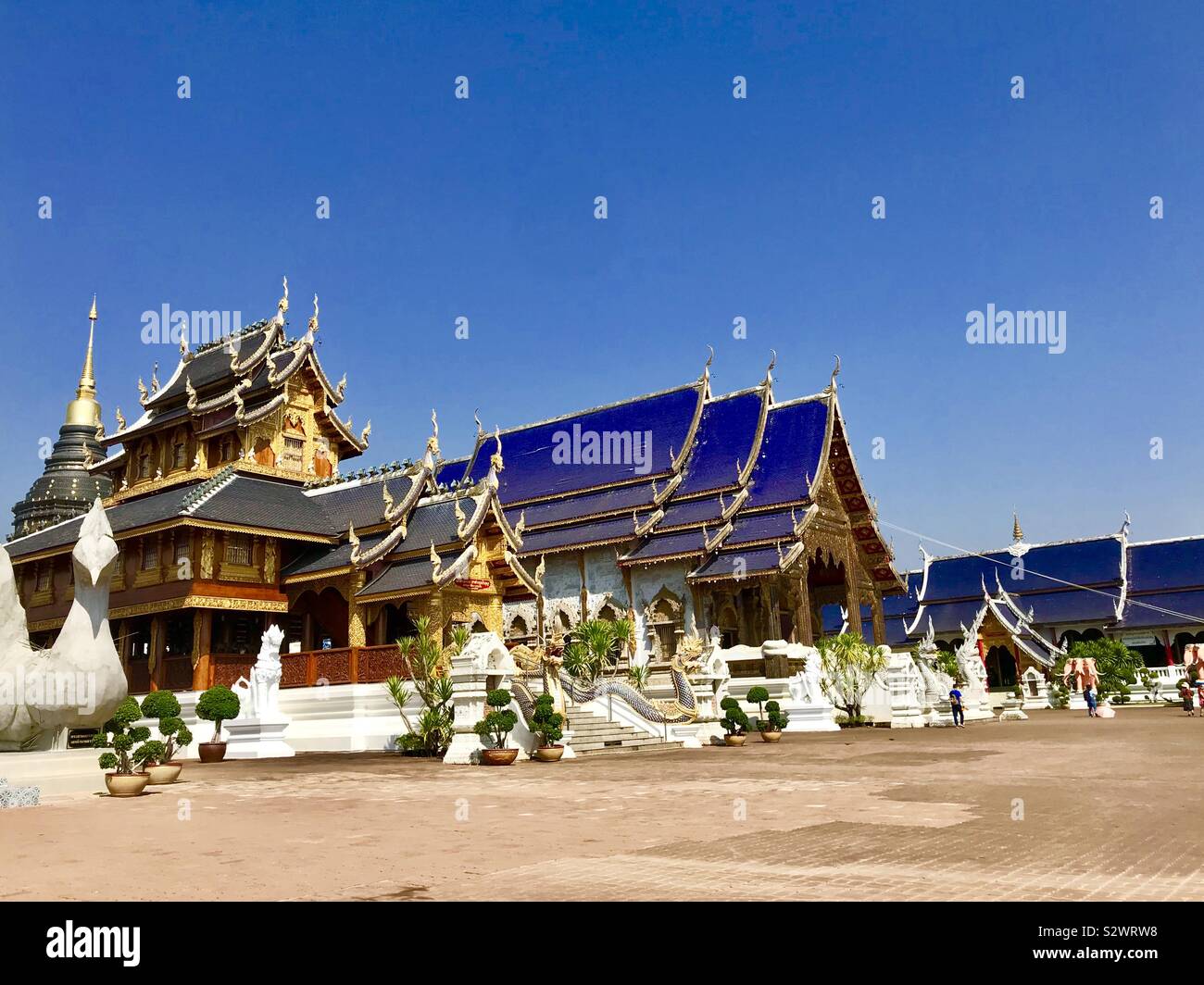 Wat Banden Maetang Chiangmai Thailand Stock Photo