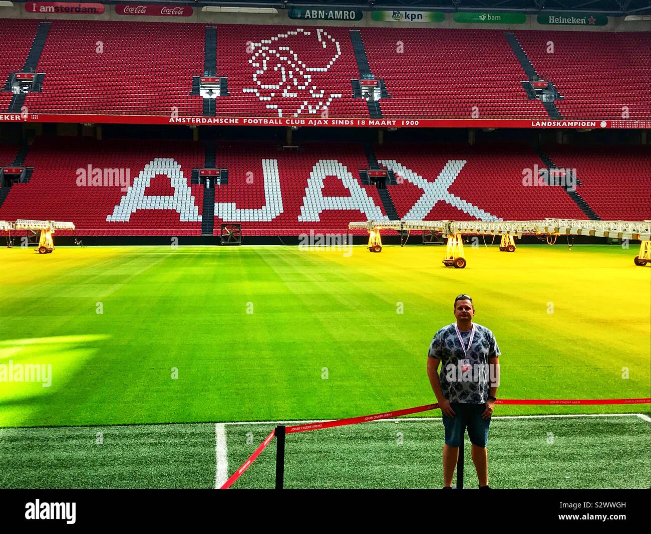 Ajax stadium tour Stock Photo - Alamy