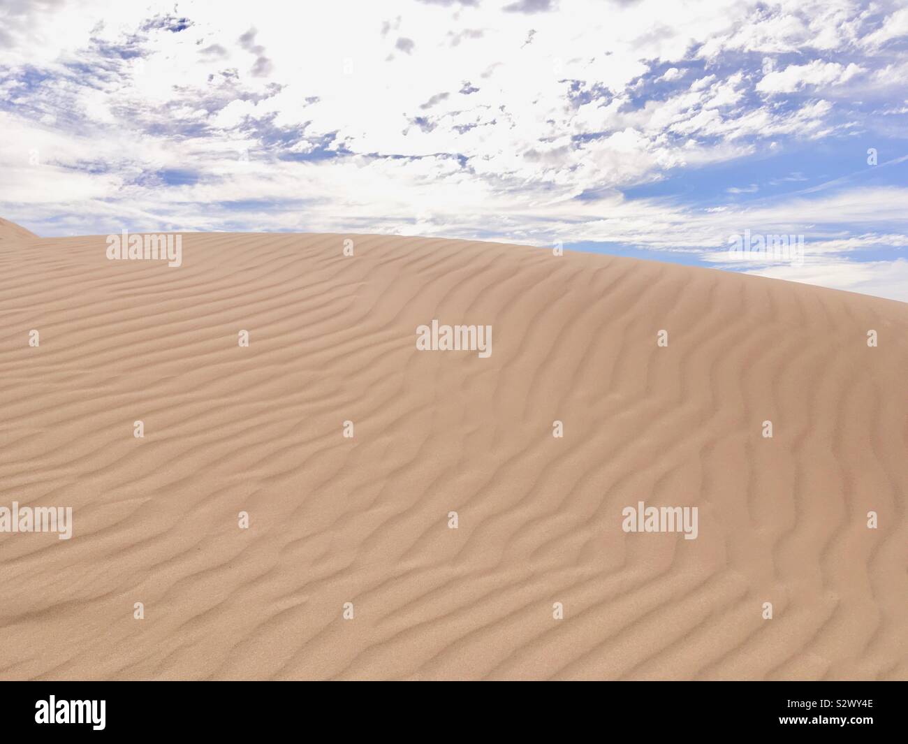 Algodones Dunes Imperial Sand Dunes Winterhaven California Stock Photo