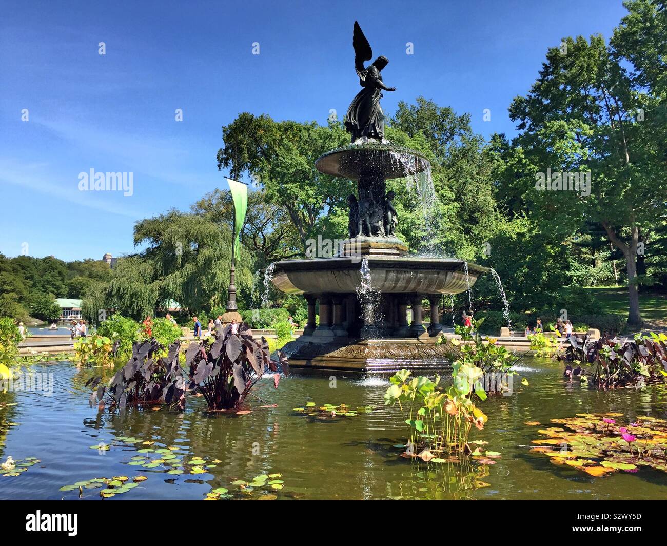 Bethesda Terrace Grand Staircase in Central Park Editorial