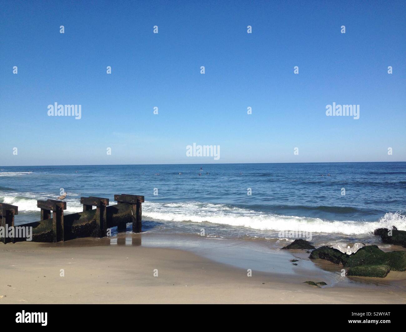 Walk at the beach Spring Lake New Jersey Stock Photo Alamy