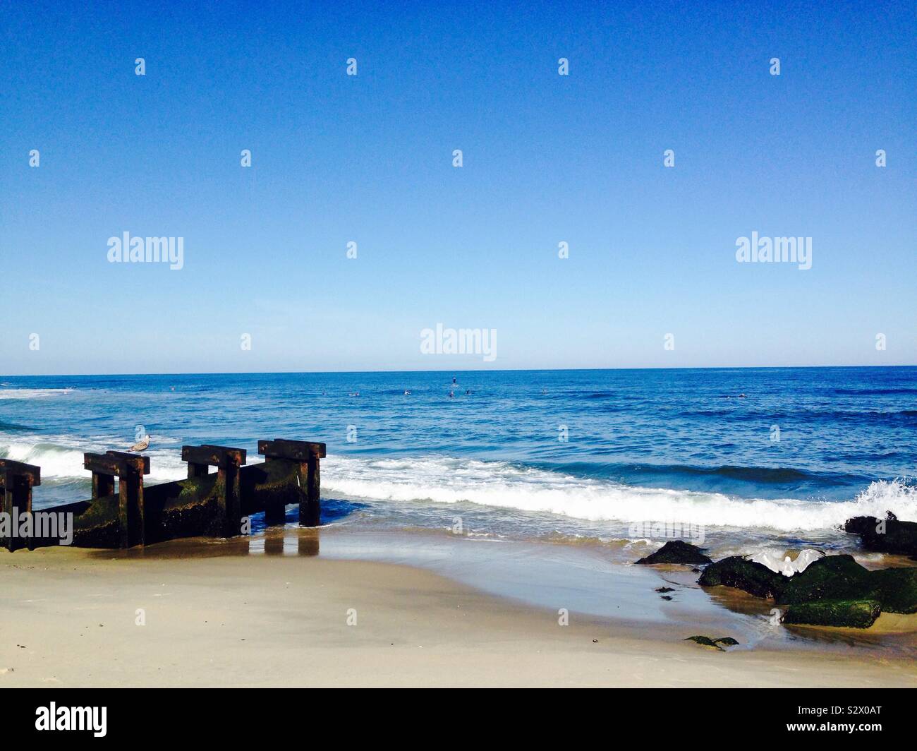 Spring Lake Beach New Jersey Stock Photo Alamy