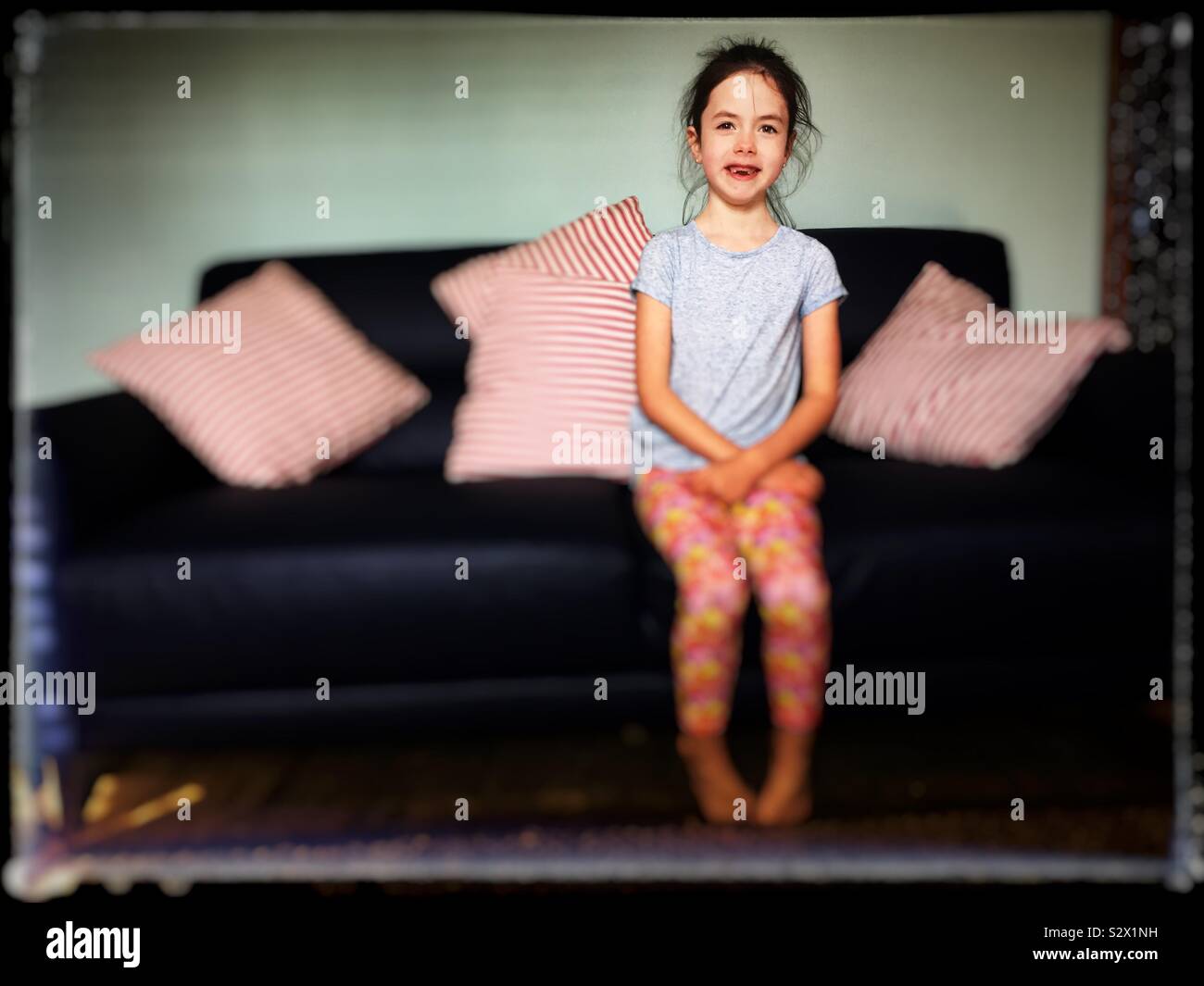 Relaxing at home - Smartphone Captured Stock Image