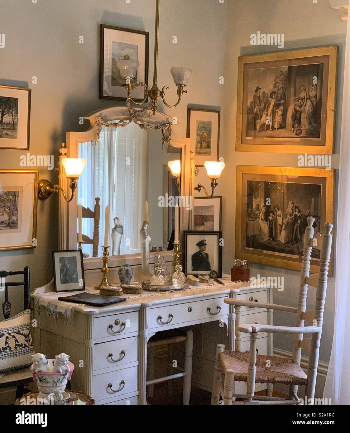 Vanity, Kingscote, Newport, Rhode Island, United States - Smartphone Captured Stock Image