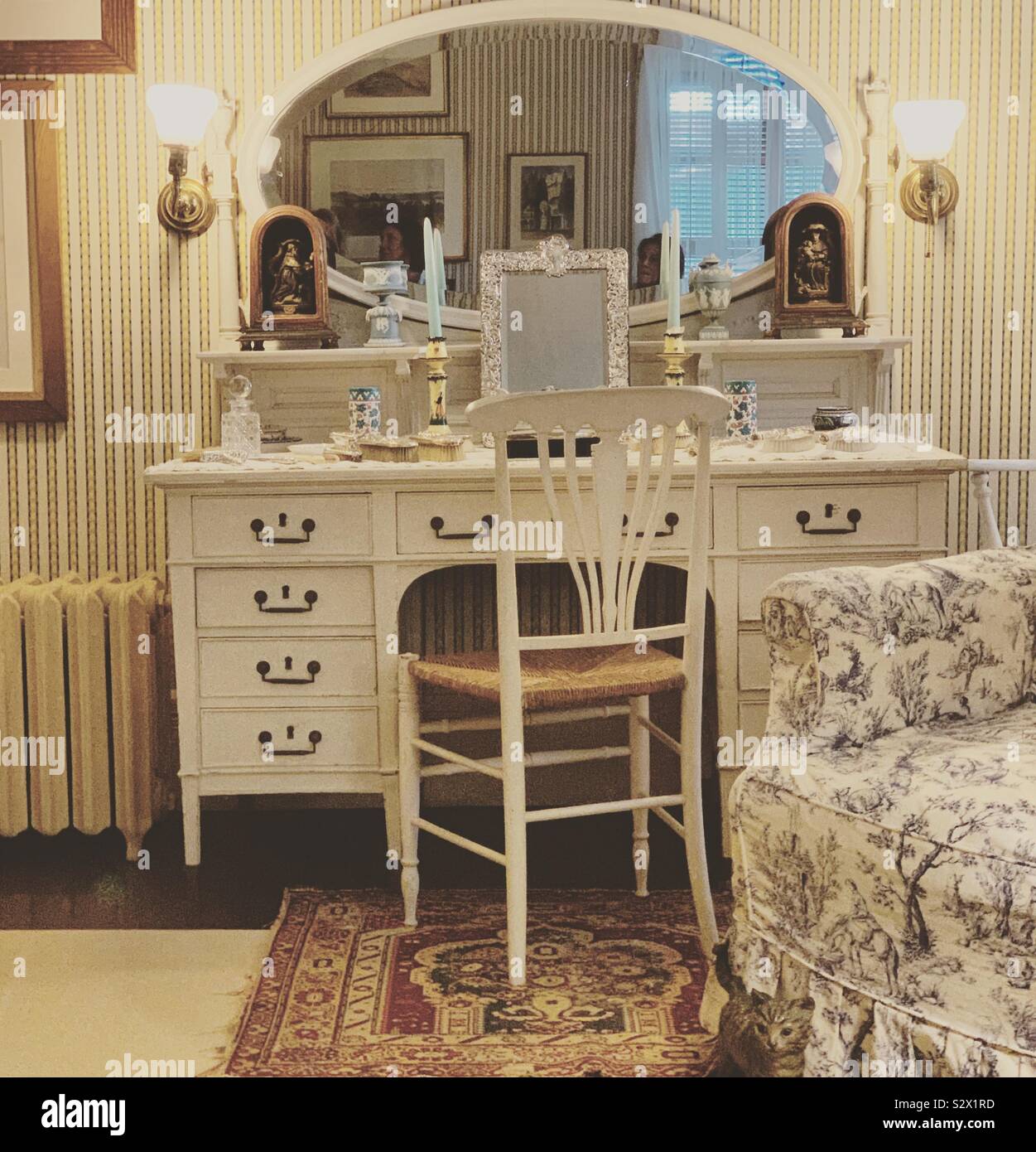 Vanity, Kingscote, Newport, Rhode Island, United States - Smartphone Captured Stock Image