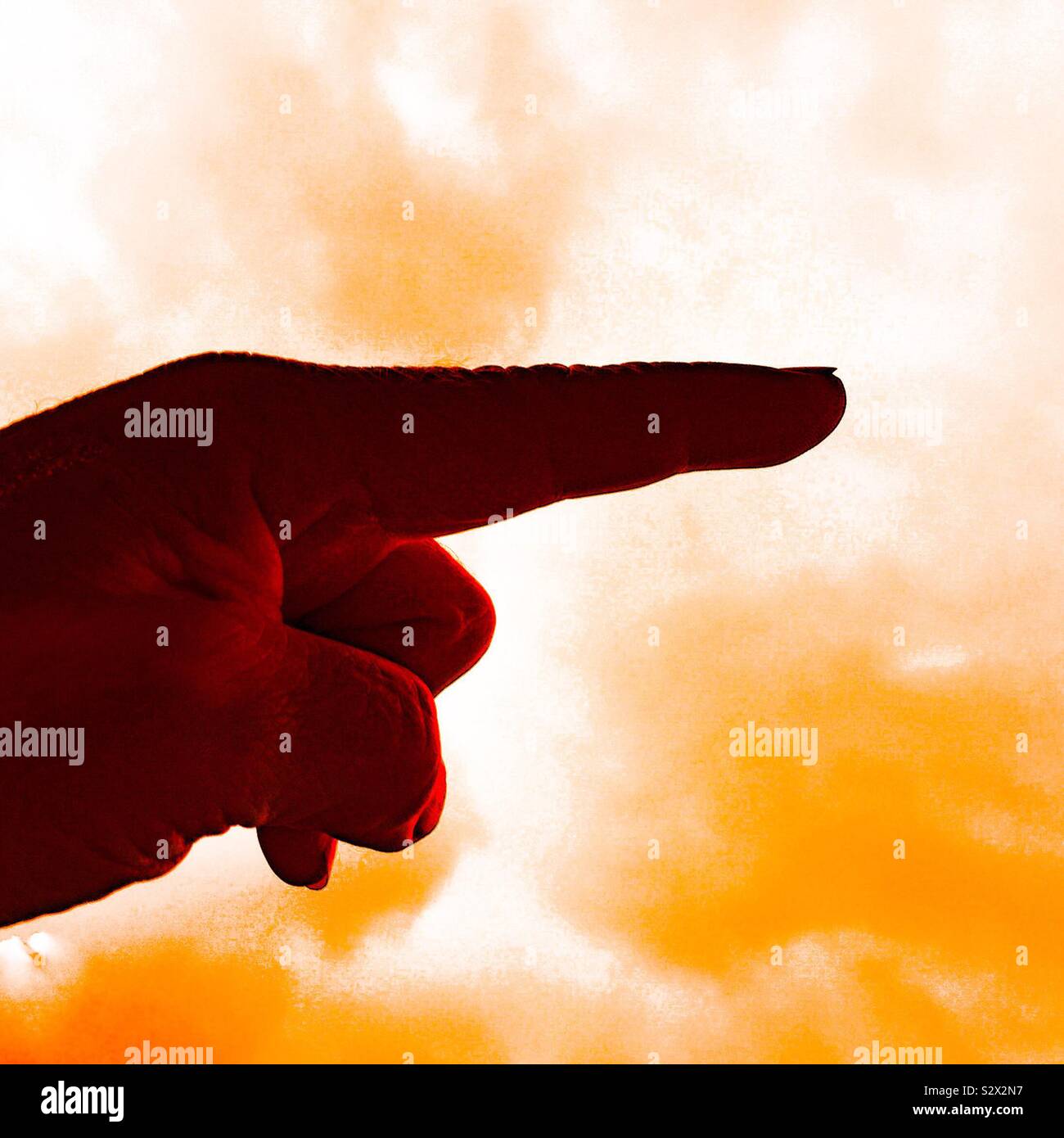 Direction - Smartphone Captured Stock Image