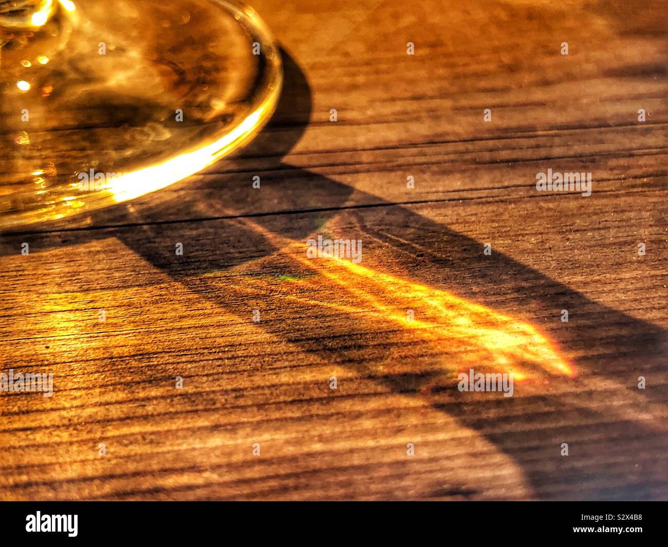 Wine glass sparkle - Smartphone Captured Stock Image