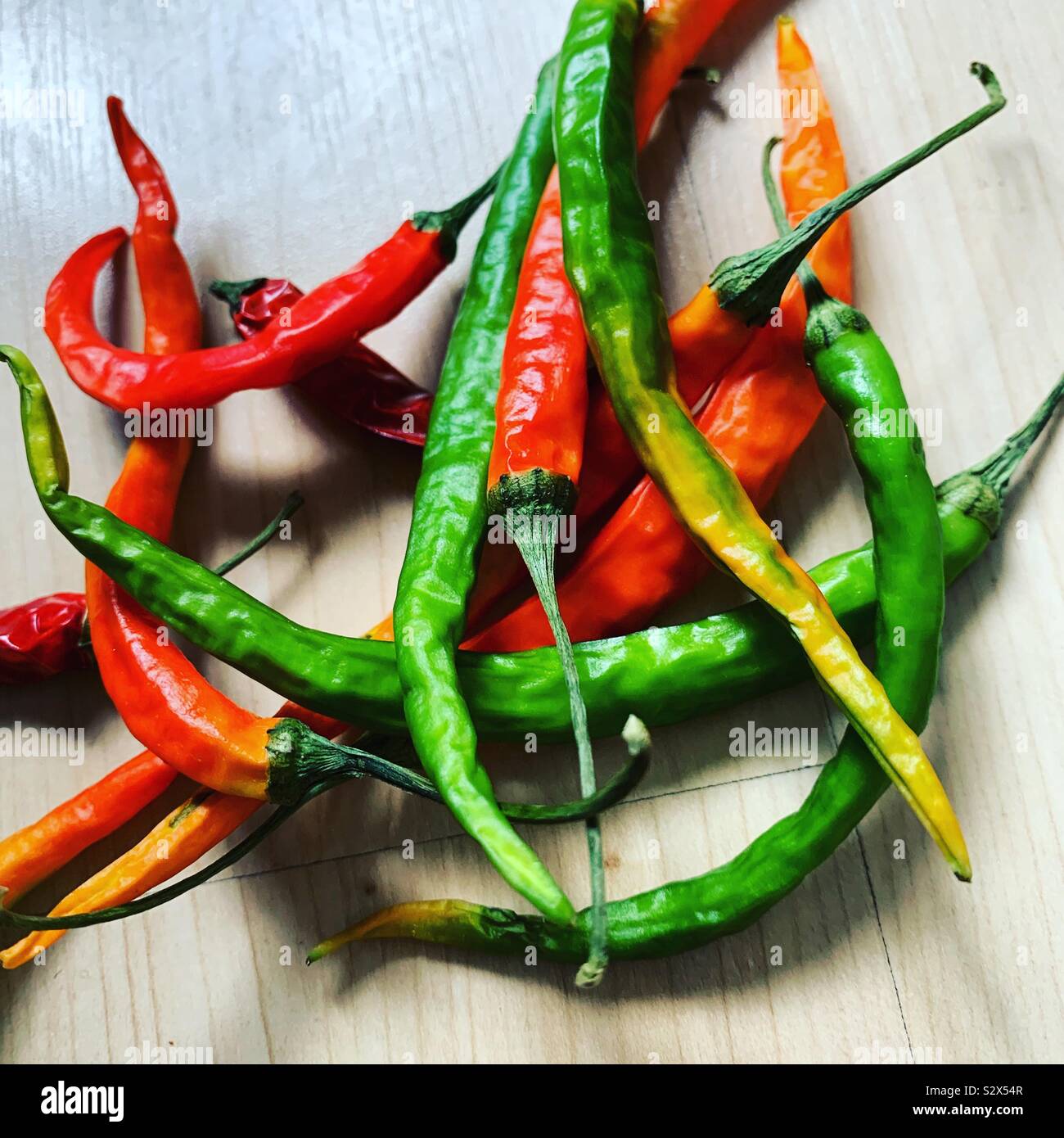 Red Hot Chilli’s Stock Photo