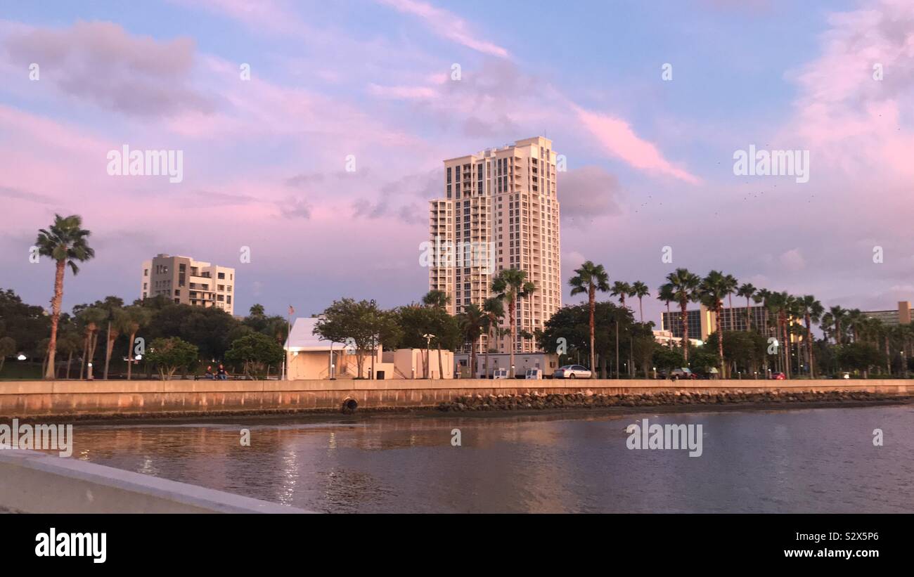 Downtown Clearwater Florida Stock Photo Alamy