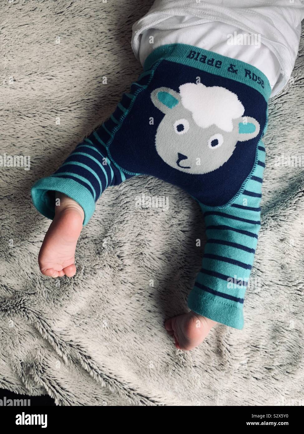 Cute baby clothes sheep Stock Photo Alamy