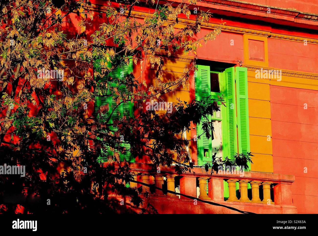 Autumn afternoon in the Capital Argentina, Buenos Aires - Smartphone Captured Stock Image