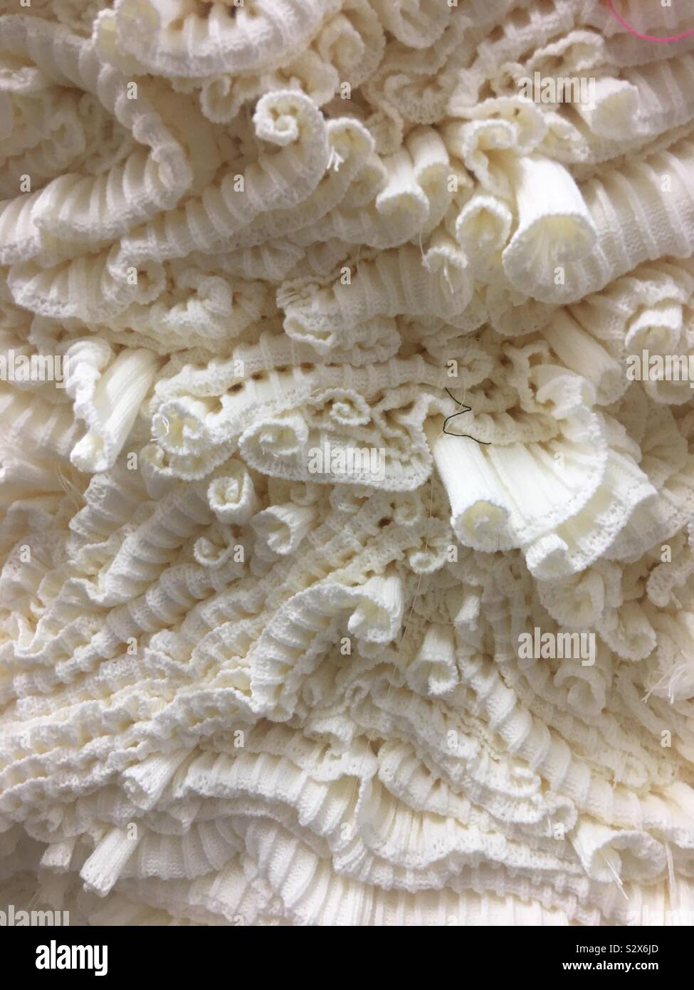 Bundles of fabric bundled together Stock Photo Alamy