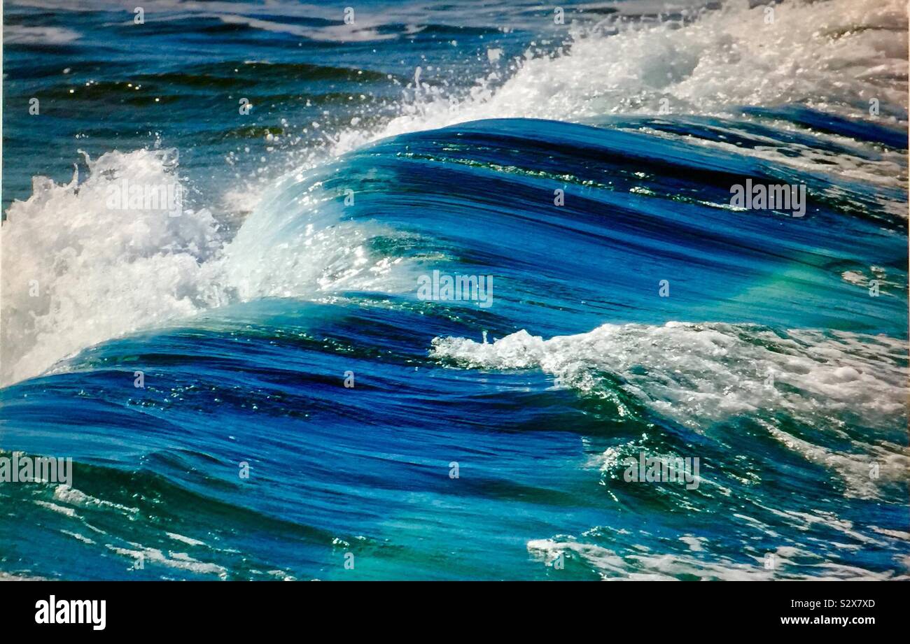 Turbulent sea at Apollo Bay, Victoria, Australia Stock Photo