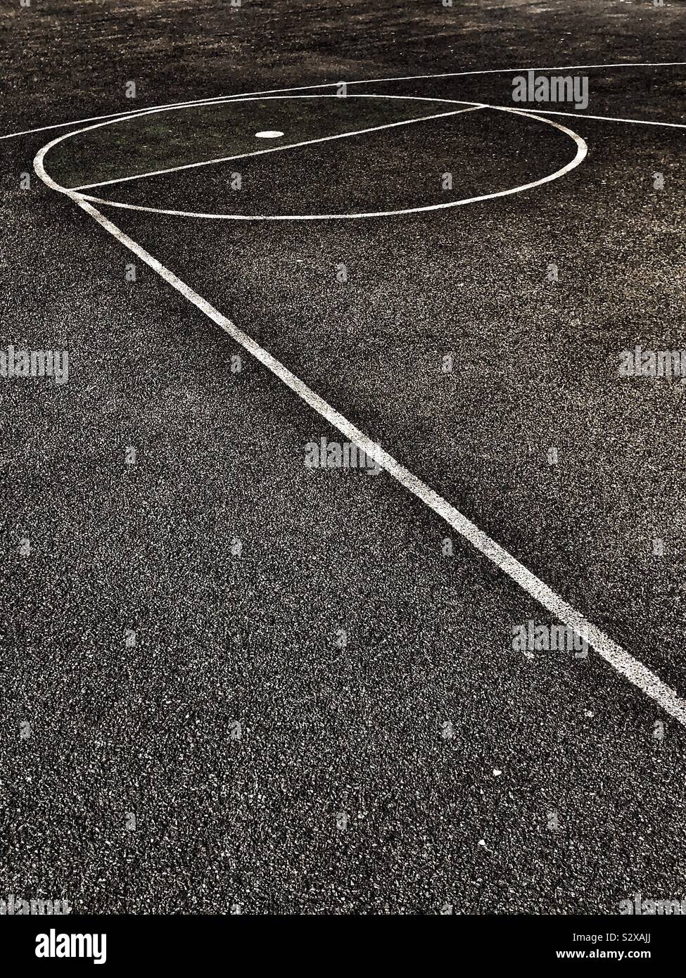 Basketball court - Smartphone Captured Stock Image