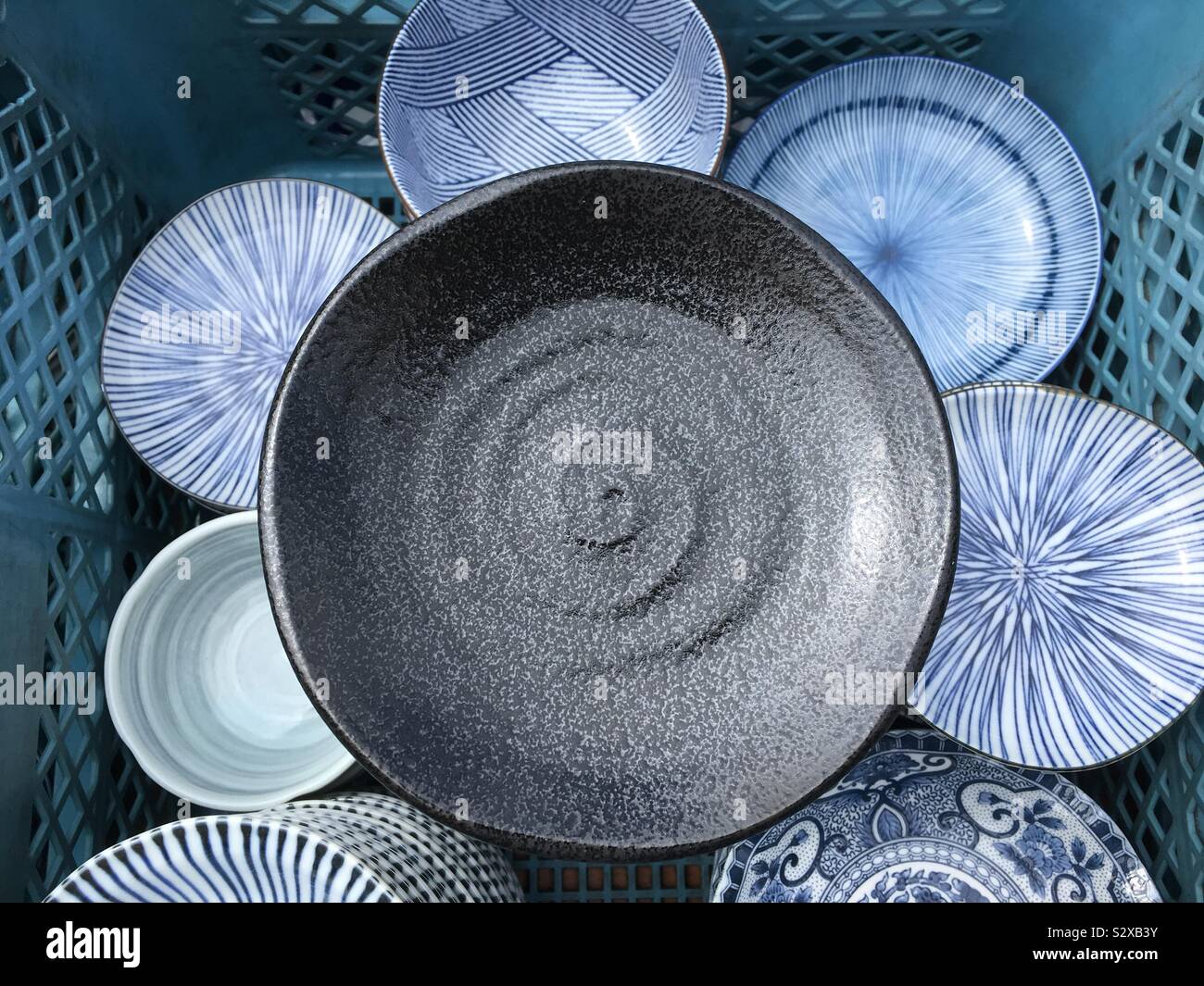Beautiful ceramic bowls Stock Photo Alamy
