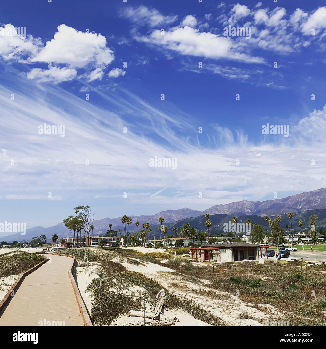 Walkway, Carpinteria State Beach, Carpinteria, California, United