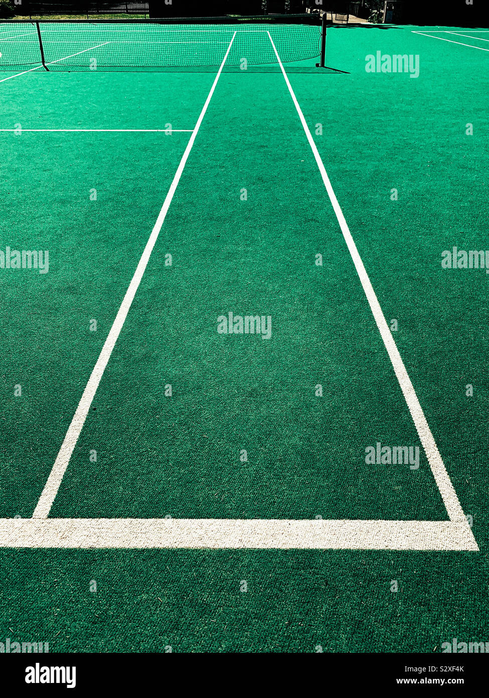 Tennis court - Smartphone Captured Stock Image