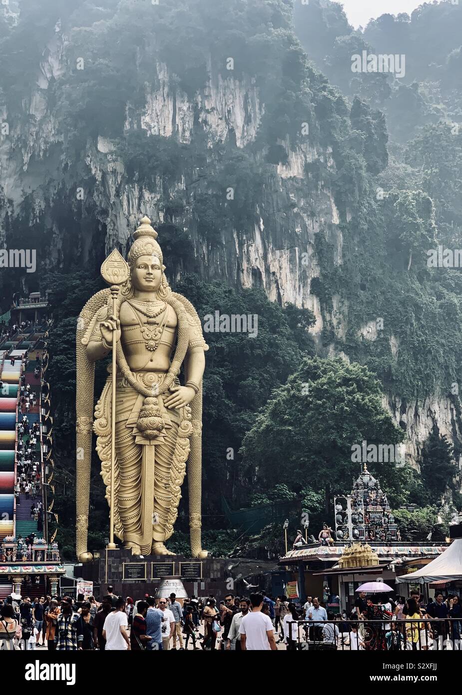 The Battucaves in Malaysia. Stock Photo