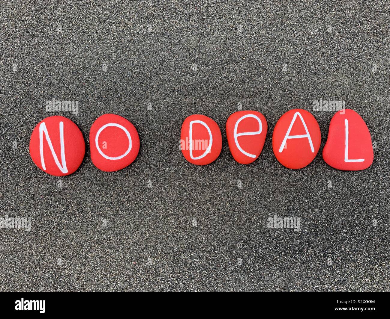 No deal - Smartphone Captured Stock Image