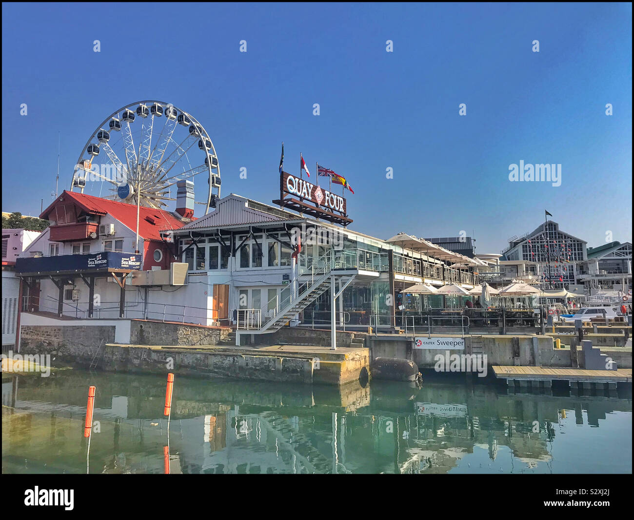 V&A Waterfront, Cape Town, South Africa. - Smartphone Captured Stock Image