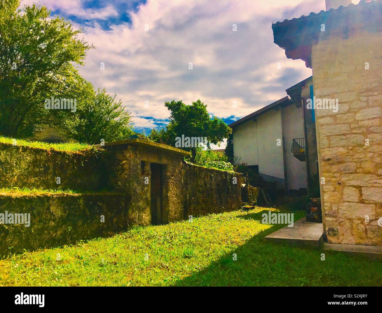 Rainbow Italy - Smartphone Captured Stock Image