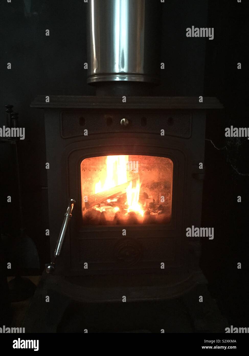 Wood burner Stock Photo Alamy