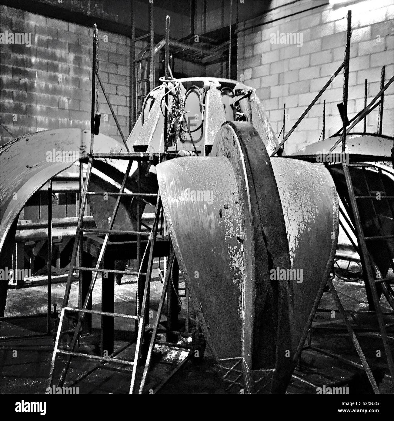 Machinery at London recycling centre - Smartphone Captured Stock Image