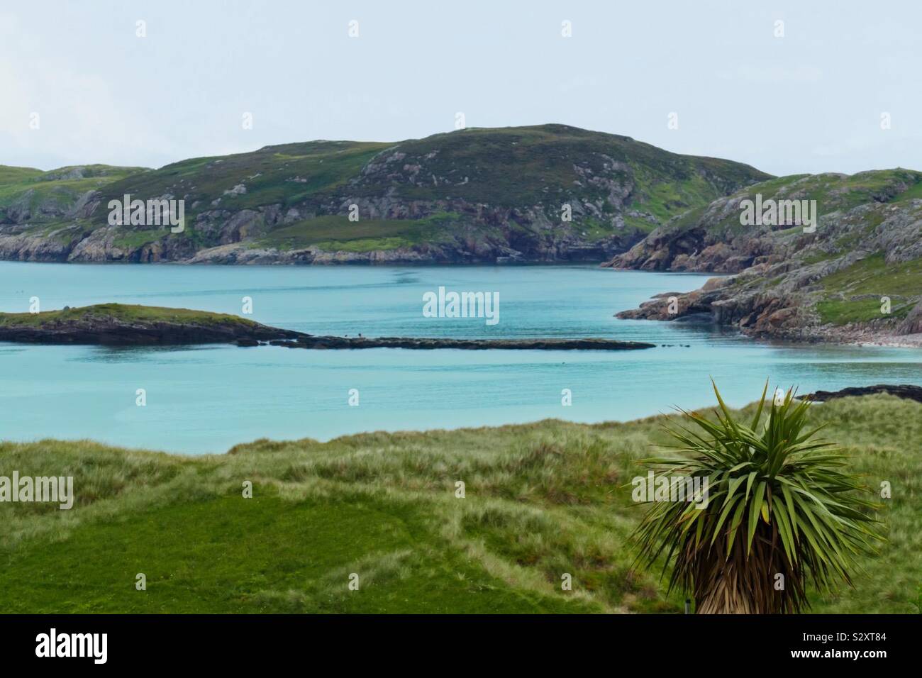 Oldshoremore Beach in Schottland Stock Photo