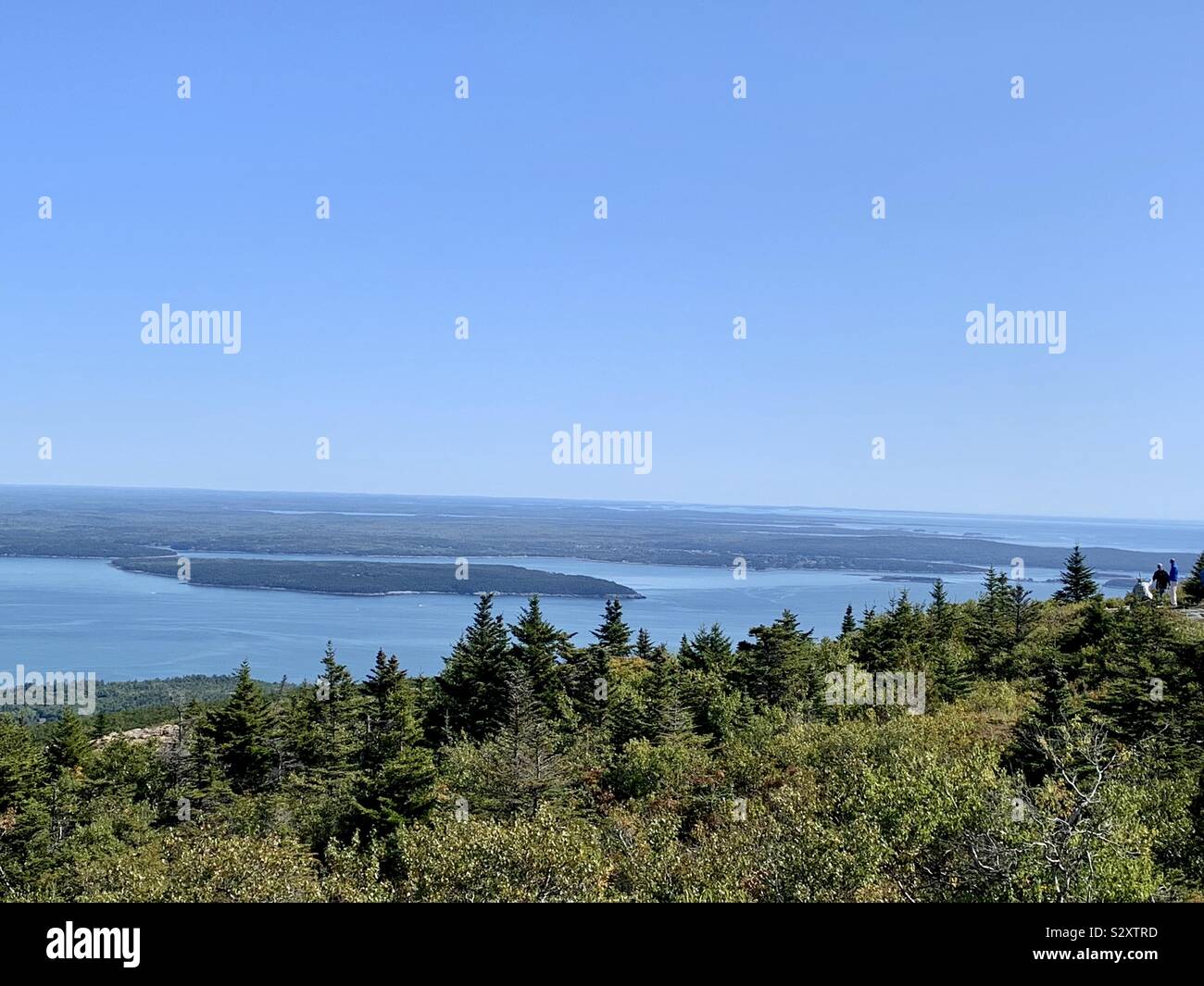 View from Arcadia National Park Stock Photo