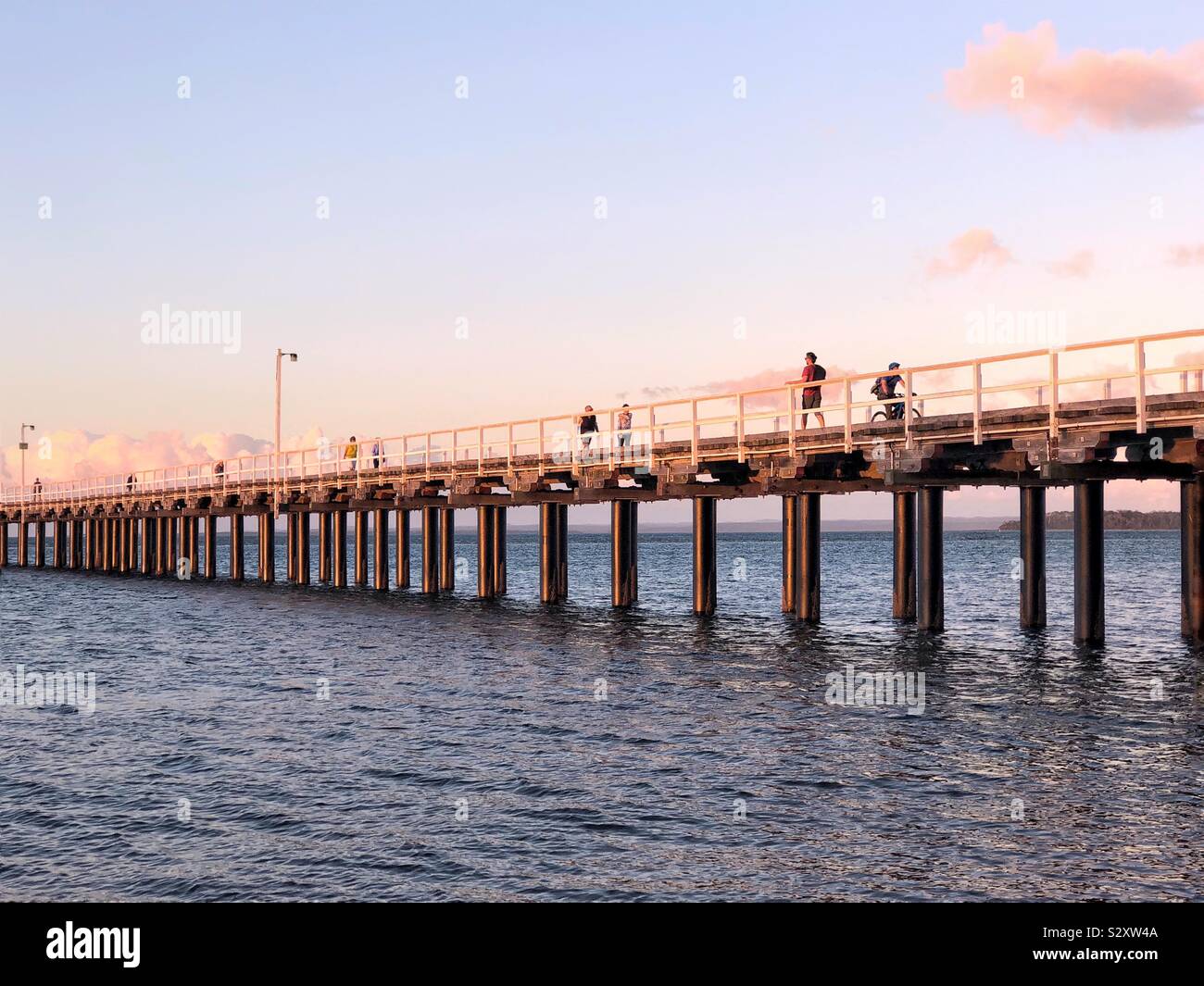 Urangan Pier Hervey Bay Australia - Smartphone Captured Stock Image