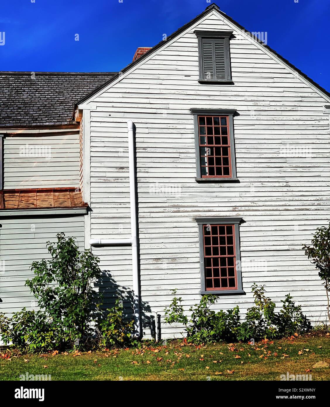 Detail of a home in Conway, Massachusetts, United States - Smartphone Captured Stock Image