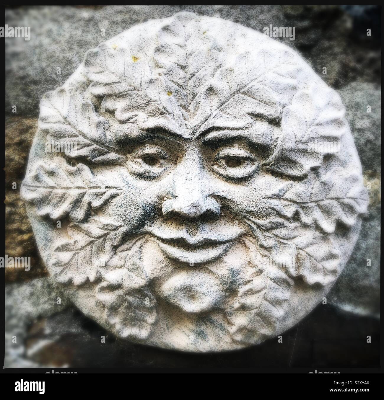 Green Man - Smartphone Captured Stock Image