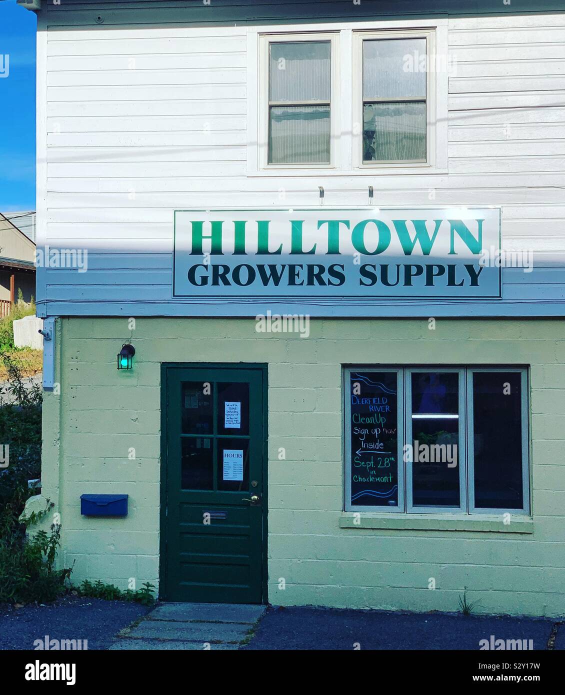 Hilltowns Growers Supply, Shelburne Falls, Massachusetts, United States - Smartphone Captured Stock Image
