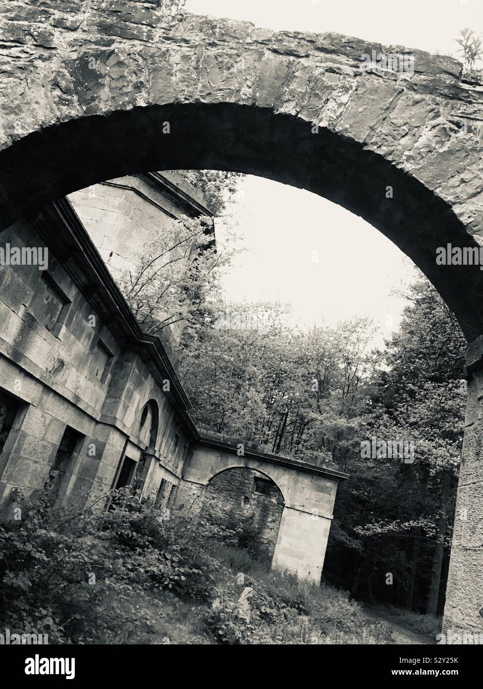 Empty places (Abandoned buildings) - Smartphone Captured Stock Image