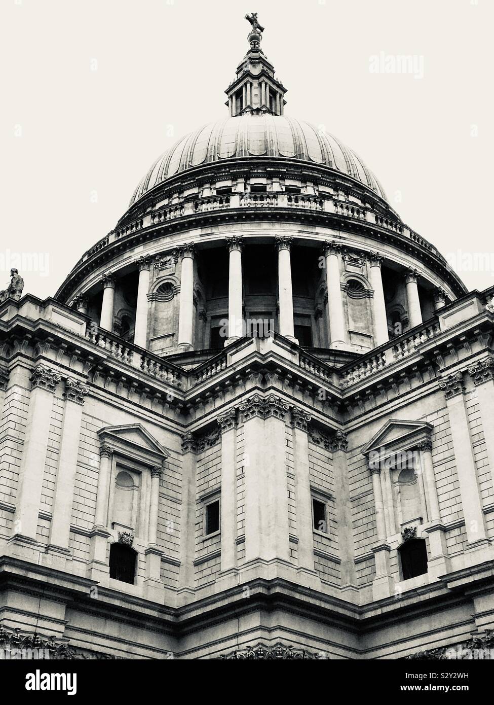 The Dome of St Paul’s Cathedral, London: 2019 Stock Photo