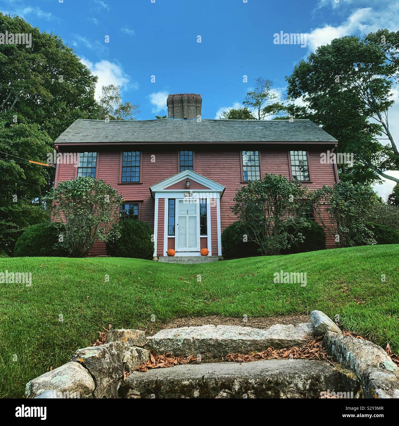 A home in Sandwich , Cape Cod, Massachusetts, United States - Smartphone Captured Stock Image