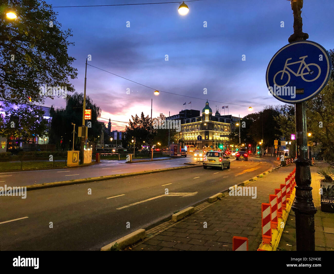 Early morning in Amsterdam - Smartphone Captured Stock Image