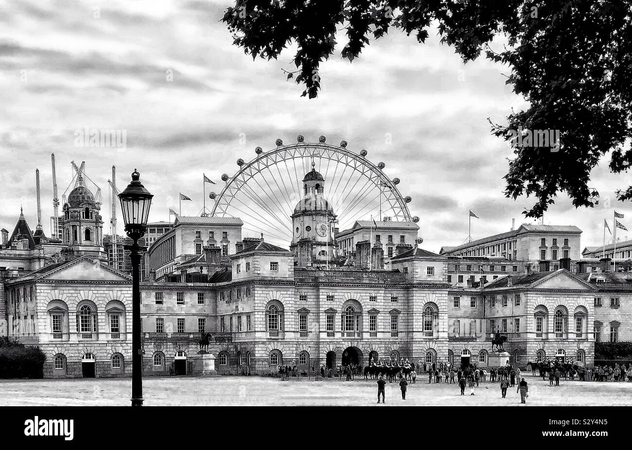 Horse Guards Parade London - Smartphone Captured Stock Image