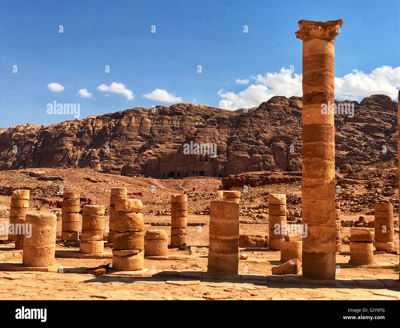 Petra Jordan - Smartphone Captured Stock Image