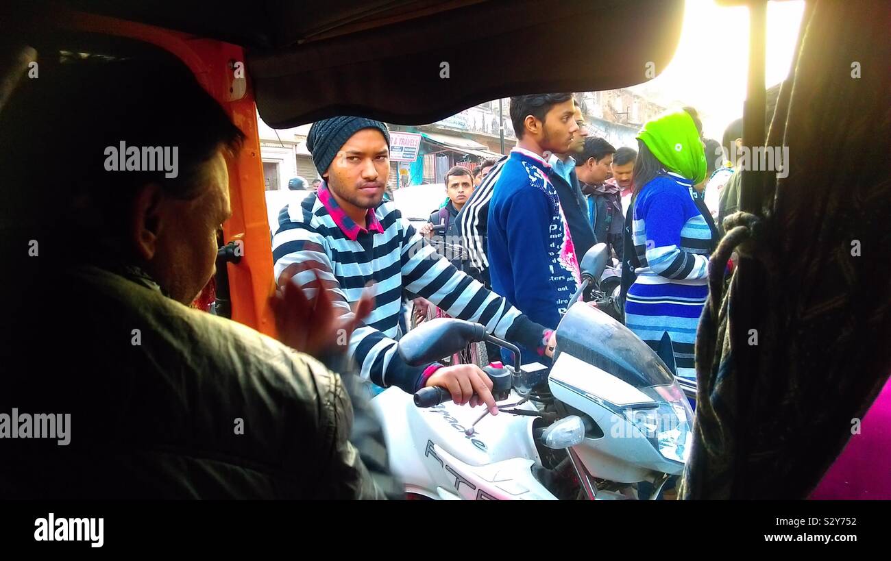 Rush Hours Suck Where But These Fellows Were Used To It And Stayed Calm Meaning No Road Rage Stock Photo Alamy