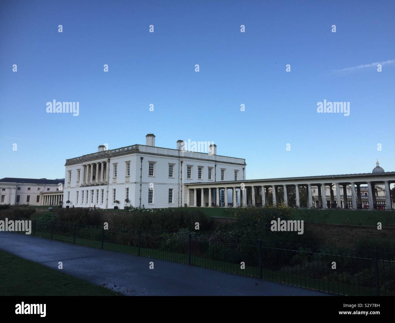 Queens house Greenwich autumn - Smartphone Captured Stock Image