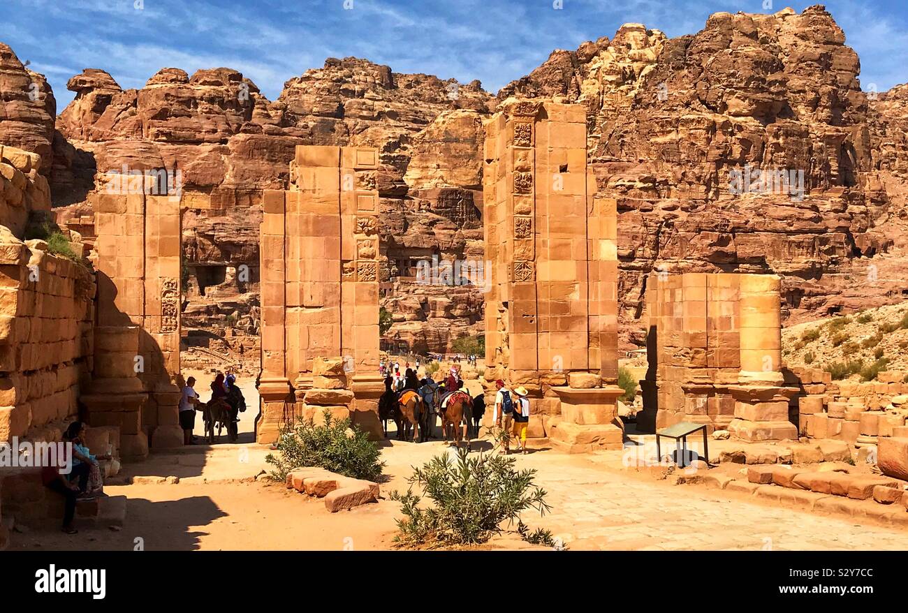 Petra Jordan - Smartphone Captured Stock Image