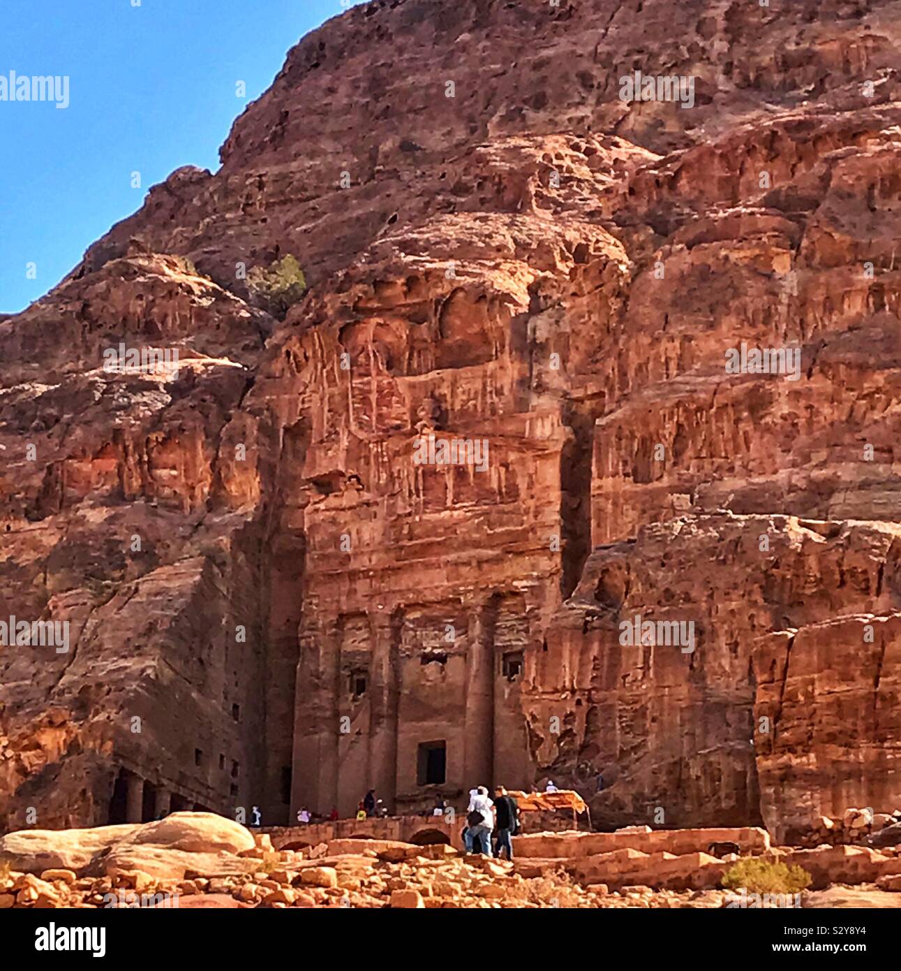 Petra Jordan - Smartphone Captured Stock Image