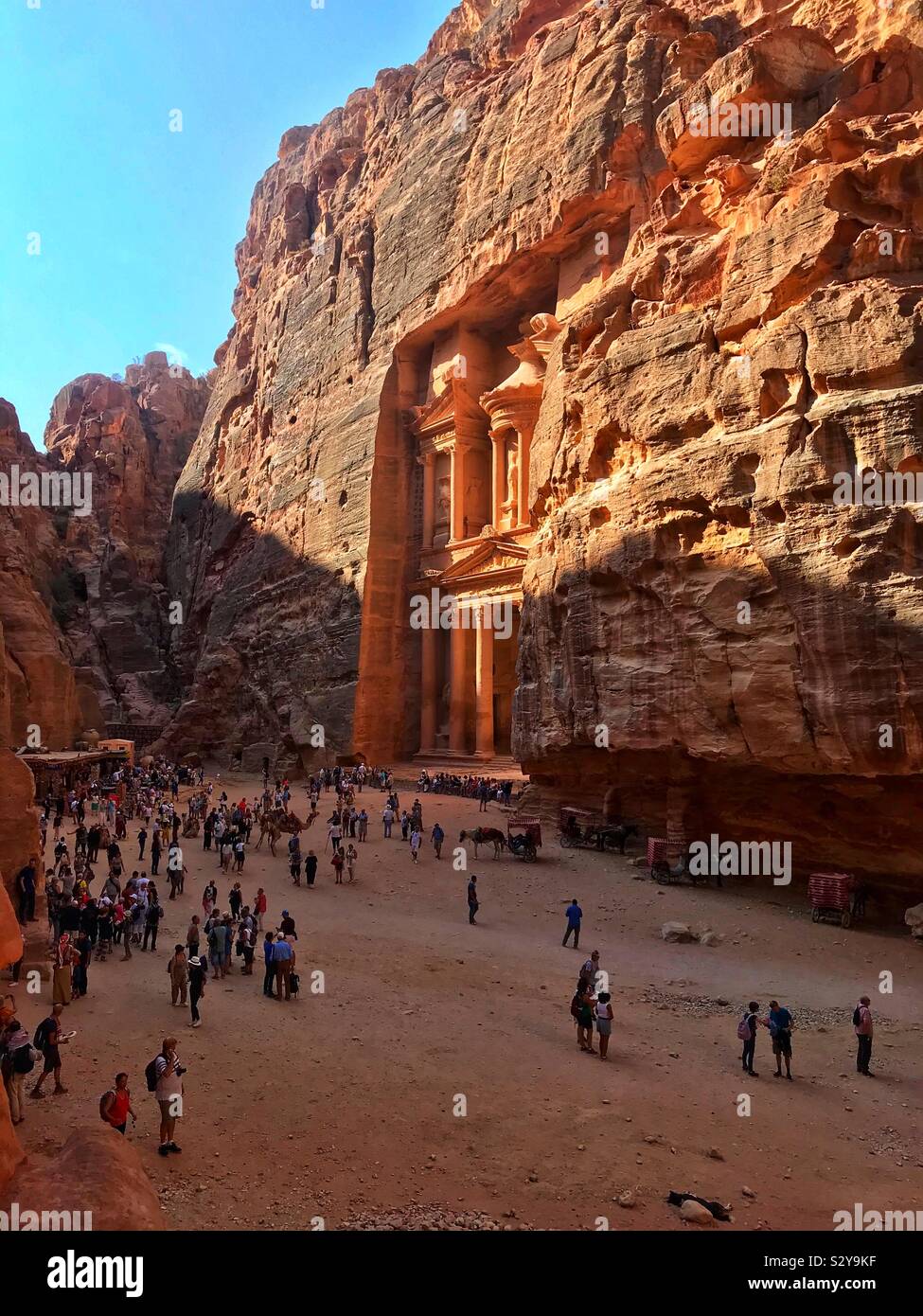Petra. Jordan. - Smartphone Captured Stock Image
