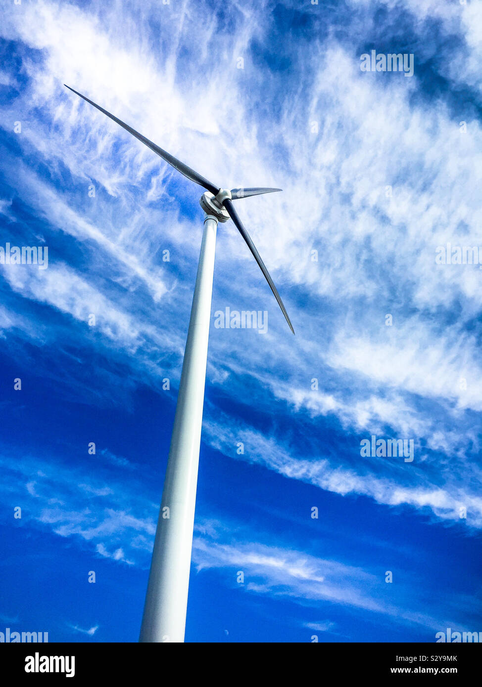 Wind turbine - Smartphone Captured Stock Image