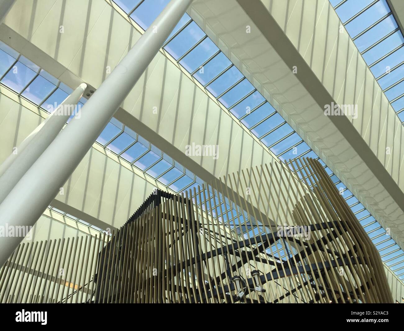 Budapest airport - Smartphone Captured Stock Image